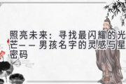 照亮未来：寻找最闪耀的光芒——男孩名字的灵感与星光密码