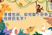 茶楼包间，如何取个好听又招财的名字？