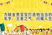 为缺金男宝宝打造响当当的名字：王者之气，闪耀人生