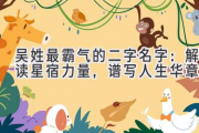 吴姓最霸气的二字名字：解读星宿力量，谱写人生华章