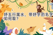 妤五行属水，带妤字的名字如何取？
