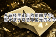 从诗经里走出的翩翩少年：赋予孩子诗意与星光的名字