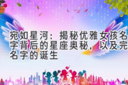 宛如星河：揭秘优雅女孩名字背后的星座奥秘，以及完美名字的诞生