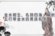 金水相生，名扬四海：解析五行带金水的男孩名字