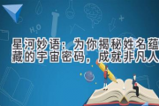 星河妙语：为你揭秘姓名蕴藏的宇宙密码，成就非凡人生