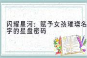 闪耀星河：赋予女孩璀璨名字的星盘密码