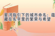 星河指引下的城市命名：蕴藏在名字里的繁荣与希望