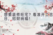 想要装修旺宅？看准开工吉日，招财纳福！