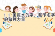 11画属水的字，赋予名字的独特力量