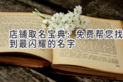 店铺取名宝典：免费帮您找到最闪耀的名字