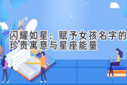 闪耀如星：赋予女孩名字的珍贵寓意与星座能量