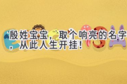 殷姓宝宝，取个响亮的名字，从此人生开挂！