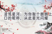 凌驾星河：为你取个朗朗上口的昵称，从此星光闪耀