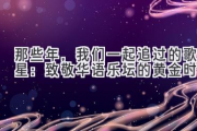 那些年，我们一起追过的歌星：致敬华语乐坛的黄金时代