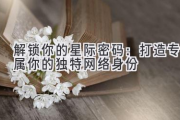 解锁你的星际密码：打造专属你的独特网络身份