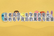 王者风范，名字里的星光：解析名字背后的寓意与能量