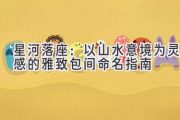 星河落座：以山水意境为灵感的雅致包间命名指南