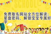 免费取名网站全方位解读：星盘密码，解锁宝宝专属好名字