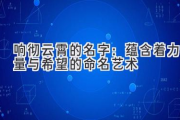 响彻云霄的名字：蕴含着力量与希望的命名艺术