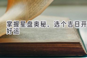 掌握星盘奥秘，选个吉日开好运