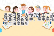 星光闪耀：为你的小王子挑选最闪亮的名字，璋字男孩名大全深度解析