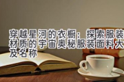 穿越星河的衣橱：探索服装材质的宇宙奥秘（服装面料大全及名称）