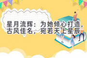 星月流辉：为她倾心打造，古风佳名，宛若天上星辰