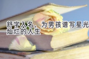 舒字入名，为男孩谱写星光灿烂的人生