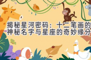揭秘星河密码：十二笔画的神秘名字与星座的奇妙缘分