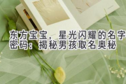 东方宝宝，星光闪耀的名字密码：揭秘男孩取名奥秘