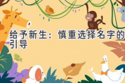 给予新生：慎重选择名字的引导