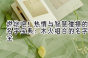 燃烧吧！热情与智慧碰撞的名字宝典：木火组合的名字大全