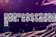 揭秘韩国女性名字背后的星河密码：名字与命运的奇妙邂逅