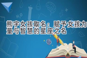 熊字女孩取名：赋予女孩力量与智慧的星座之名