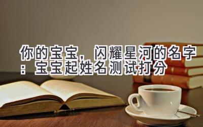  你的宝宝，闪耀星河的名字：宝宝起姓名测试打分 