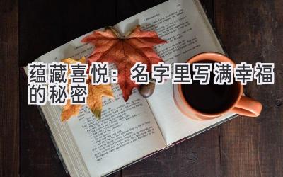  蕴藏喜悦：名字里写满幸福的秘密 